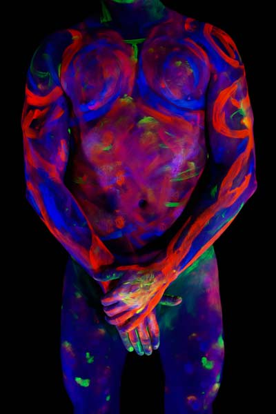 Glowing Artistry: Brushstrokes That Shine