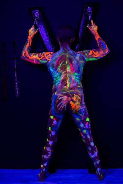 Glowing Canvases: Tracing the Path of Brushstrokes