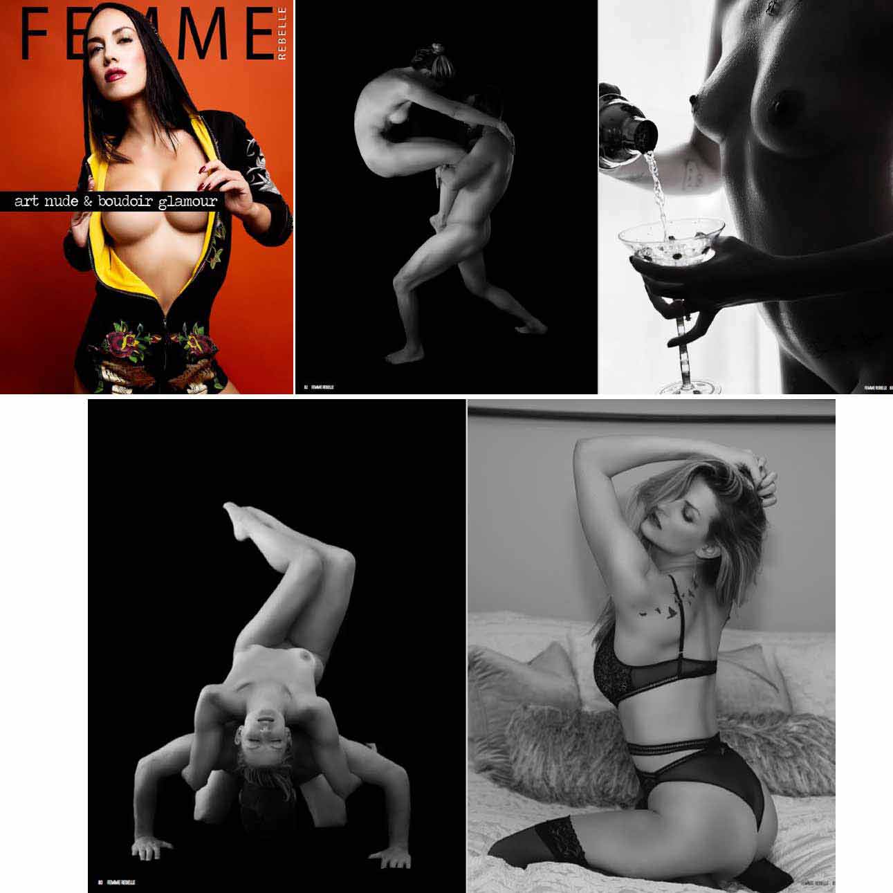 Femme Rebelle Magazine - 6 page spread