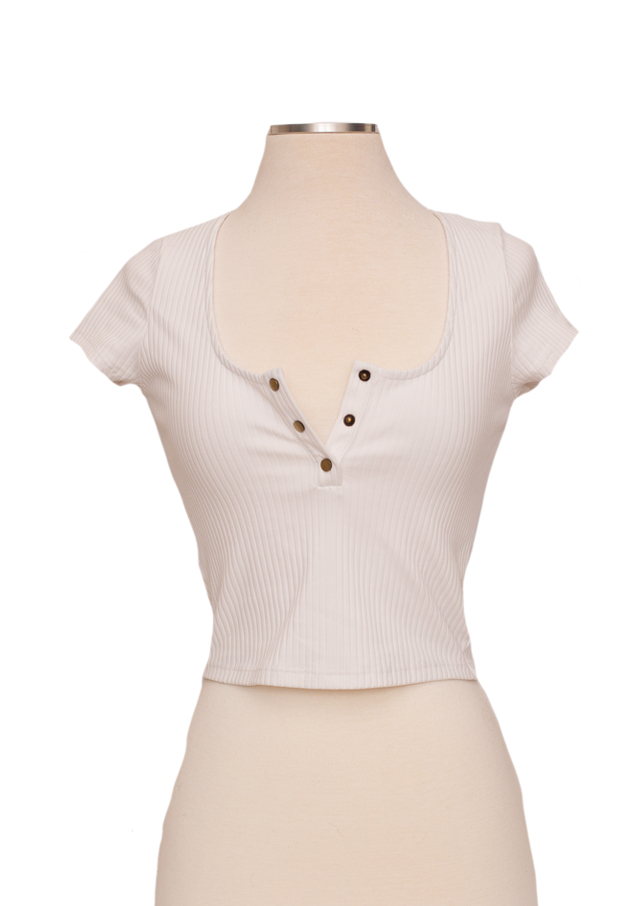 White Crop Top